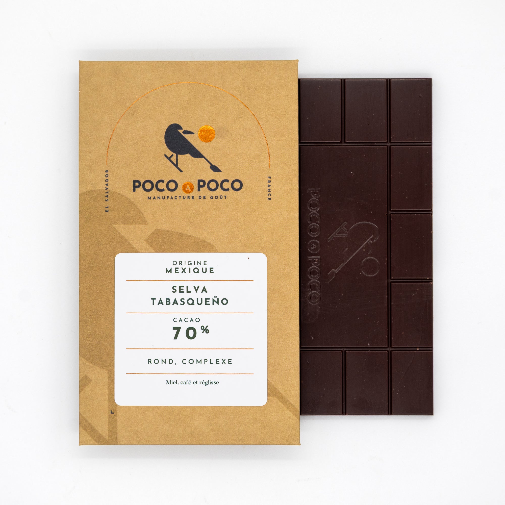 Chocolat noir 70 % – Selva Tabasqueño, Mexique